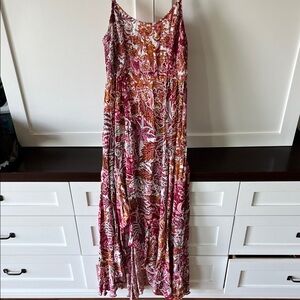 Free People Multicolor Floral Maxi Dress